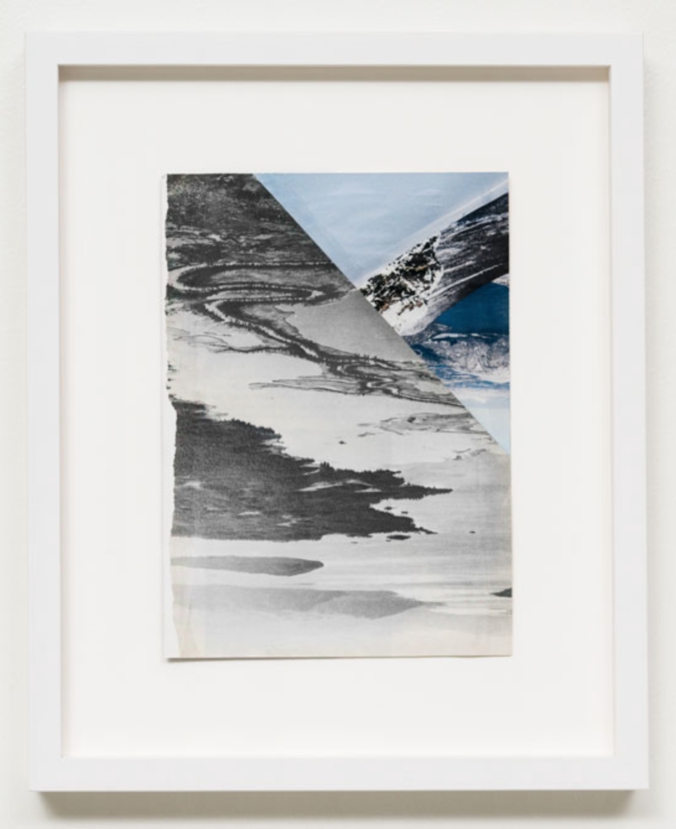 Fra serien Mountain View. Collage med ulike landskapsmotiv.