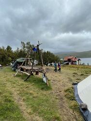 Tilværelsen i protestleiren på Markoppneset