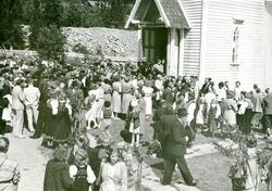 Hemsedal kyrkje: Bispevisitas 23. juli i 1950