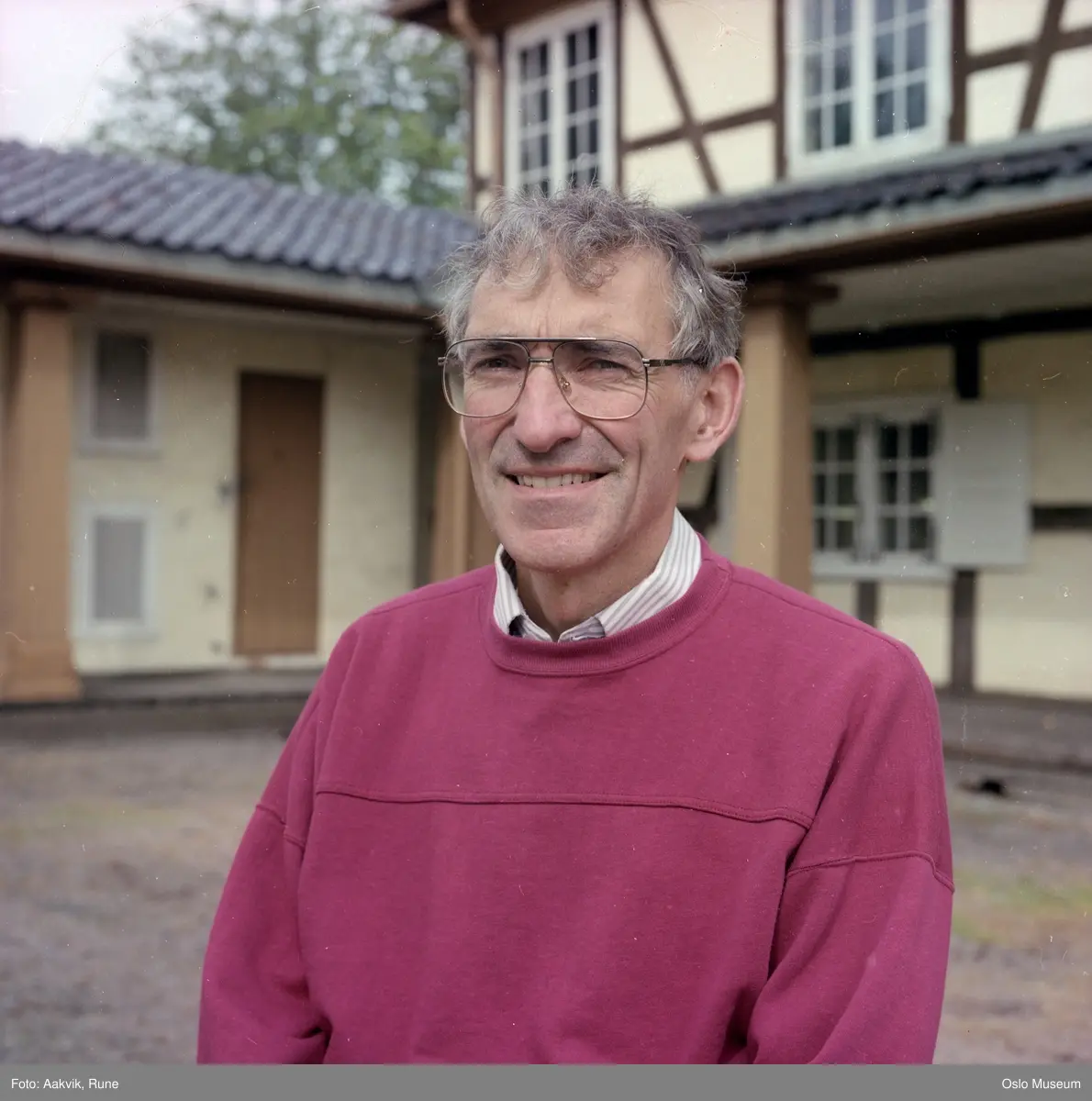 portrett, mann, historiker, professor, brystbilde