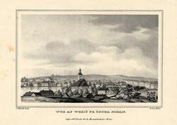 Vue Af Wexiö Fr. Östra Sidan (säljes till förmån de Brandska