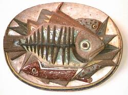 Skelettfisk [skulptur]