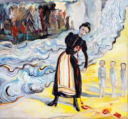 Farmor 1918 [målning]