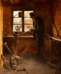 En Lantmekanikus [målning]