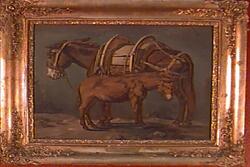 Mulåsna Och Föl [målning]