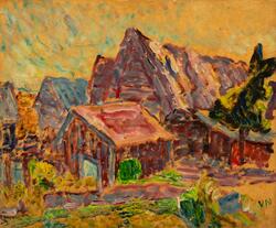 Gillberga By Öland [målning]