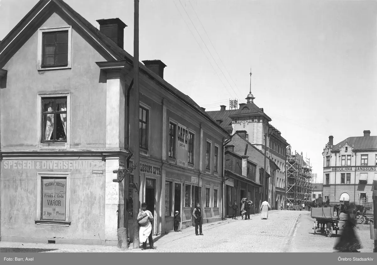 Klostergatan mot norr från Järntorgsgatan