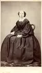 Gustafva Charlotta Gavelius f. Baumgardt f. 1817 d. 1869. Gift 1. med vice häradshövding Jacob Gustaf Gavelius 2. med brukspatron Johan Erland Gavelius.