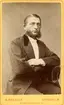 Carl Fredrik Hägg född gottlänning 1831-1899. Atelier af August Roesler Drottninggatan 23 Stockholm. Samma hus som Apotheket Morian.