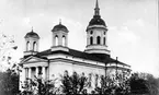 Härnösands Domkyrka. Vykort, cirka 1900