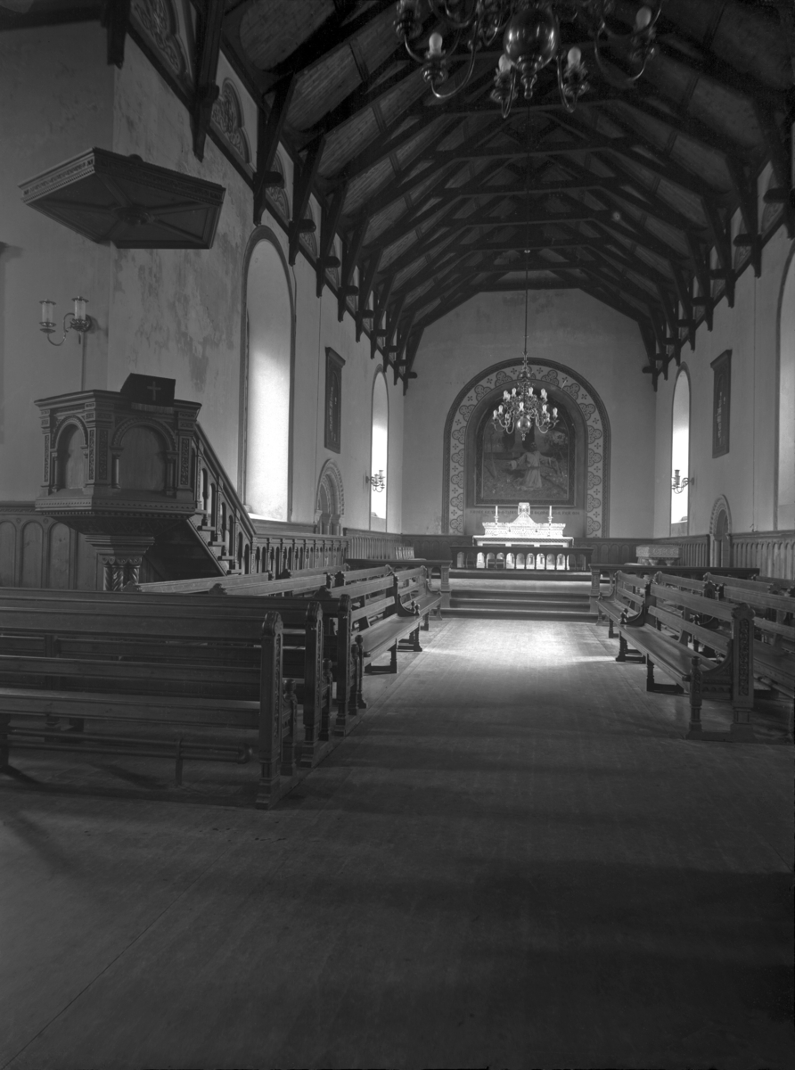 Korskirken, Interiør
Fotografert 1900 Ca.