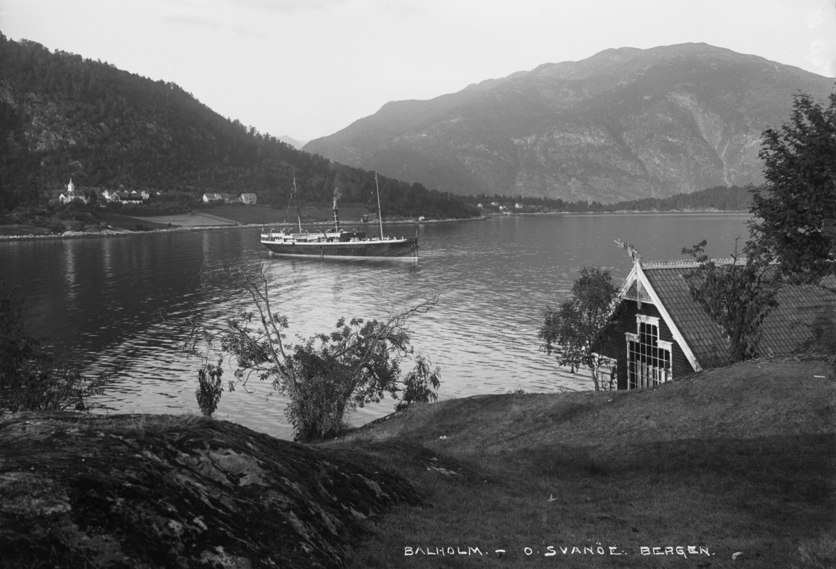 Tjugum, Esefjorden, Balholm
Fotografert 1900 Ca.