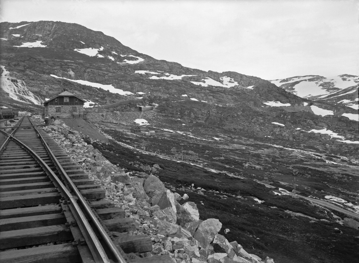 Hallingskeid stasjon, Bergensbanen
Fotografert 1920