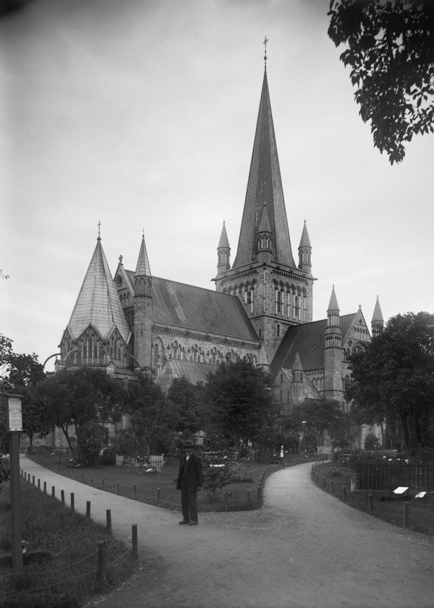 Stereoskop
Trondheim domkirke, eksteriør