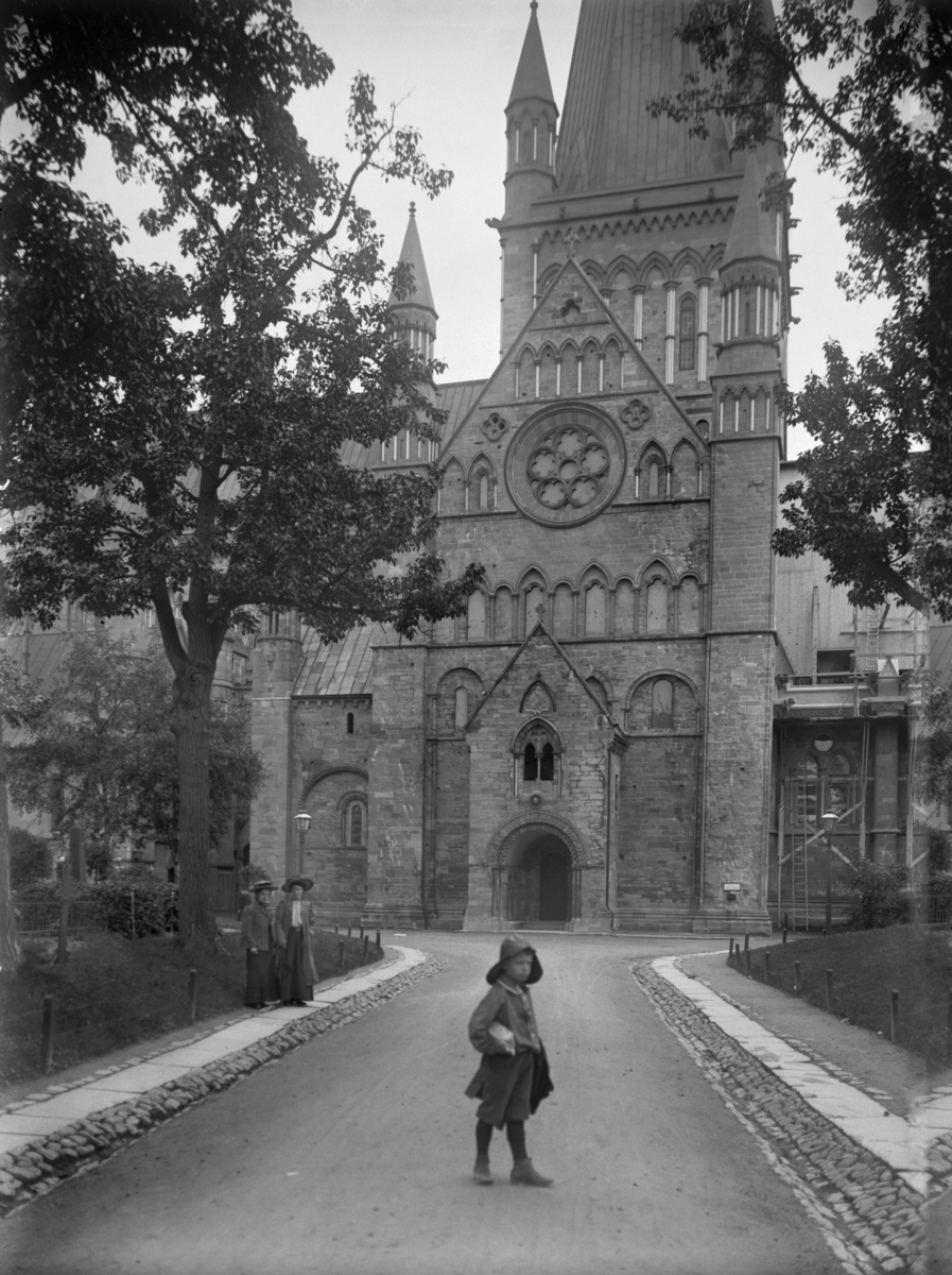 Stereoskop
Trondheim domkirke, eksteriør