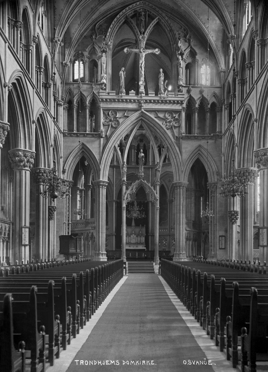 Trondheim domkirke, interiør