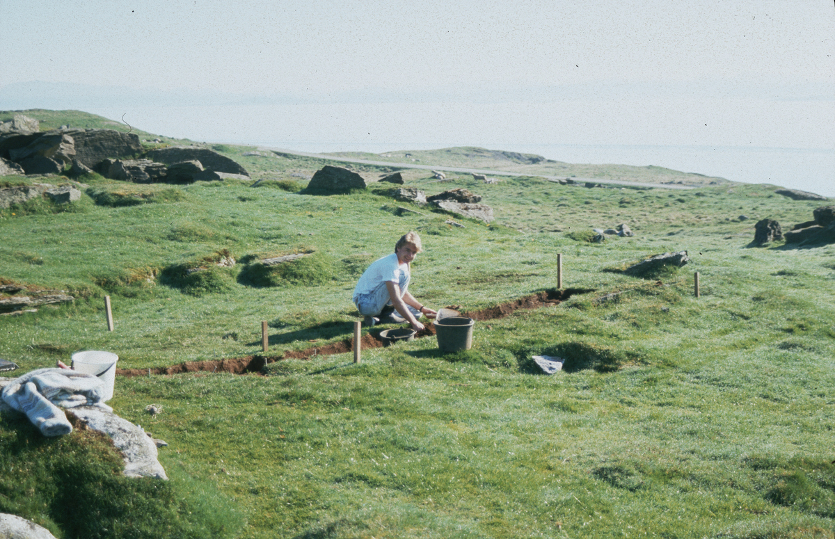 Arkeologisk utgravning av steinalderboplass lok. 3.