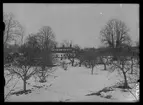 Hallstahammars herrgård och trädgård, före rivningen, i Hallstahammar.