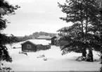 Herrgården och Spikgården på Vallby friluftsmuseum i Västerås.