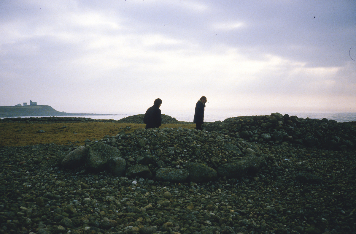 Besøk på strandgravfeltet ved Hå gamle prestegård.