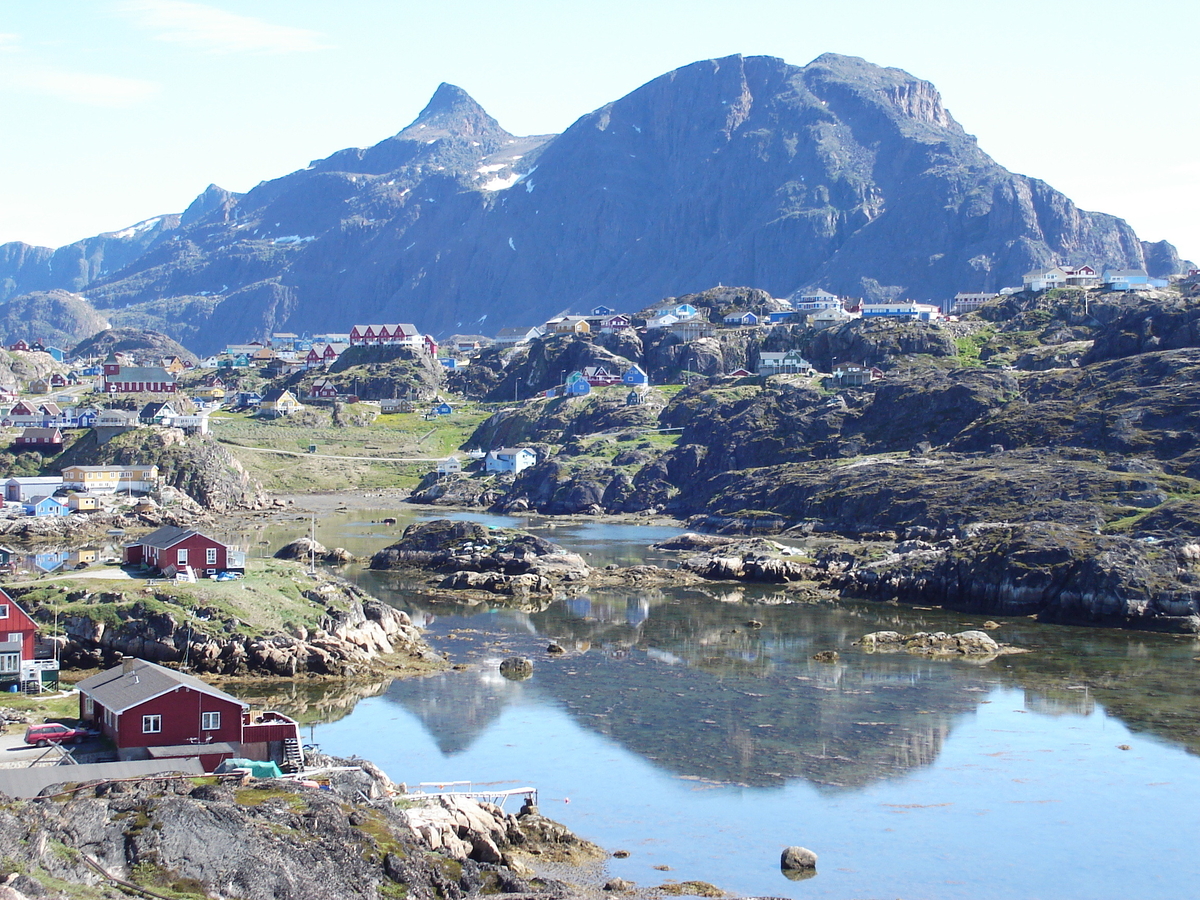 Landskap ved Sisiminùt,  Vest-Grønland.