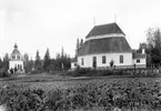 Viksjö kyrka. Kyrkan uppfördes 1927-28, sedan det gamla brukskapellet från Västanå genom vådeld brunnit ner till grunden den 8 februari 1926. Efter ritningar av arkitekt David Frykholm i Härnösand uppfördes den nuvarande kyrkan av timmer av byggmästaren J. Wiklander. Flera av de gamla kyrkstallarna finns bevarade.; Kyrkan har en stomme av liggtimmer. Planen är åttkantig, med utskjutande vapenhus och sakristia. Det valmade taket är täckt med träspån. Fasaderna är klädda med vitmålad, stående träpanel. Klockstapeln har en lökformigt svängd kupol ovanpå ett fyrkantigt torn. Den inköptes 1789 på auktion och tillhörde tidigare Högsjö kyrka. Kyrkorummets väggar och tak är klädda med vitmålad träpanel. Bänkdörrarna och vissa detaljer är marmorerade. Golvet är brädlagt. Predikstol och altaruppsats är utförda av snickarmästare Erik Johan Näslund. Altartavlan är ett verk av Stig Bergh. På läktarbarriären finns tretton målningar av Arne Bohman.