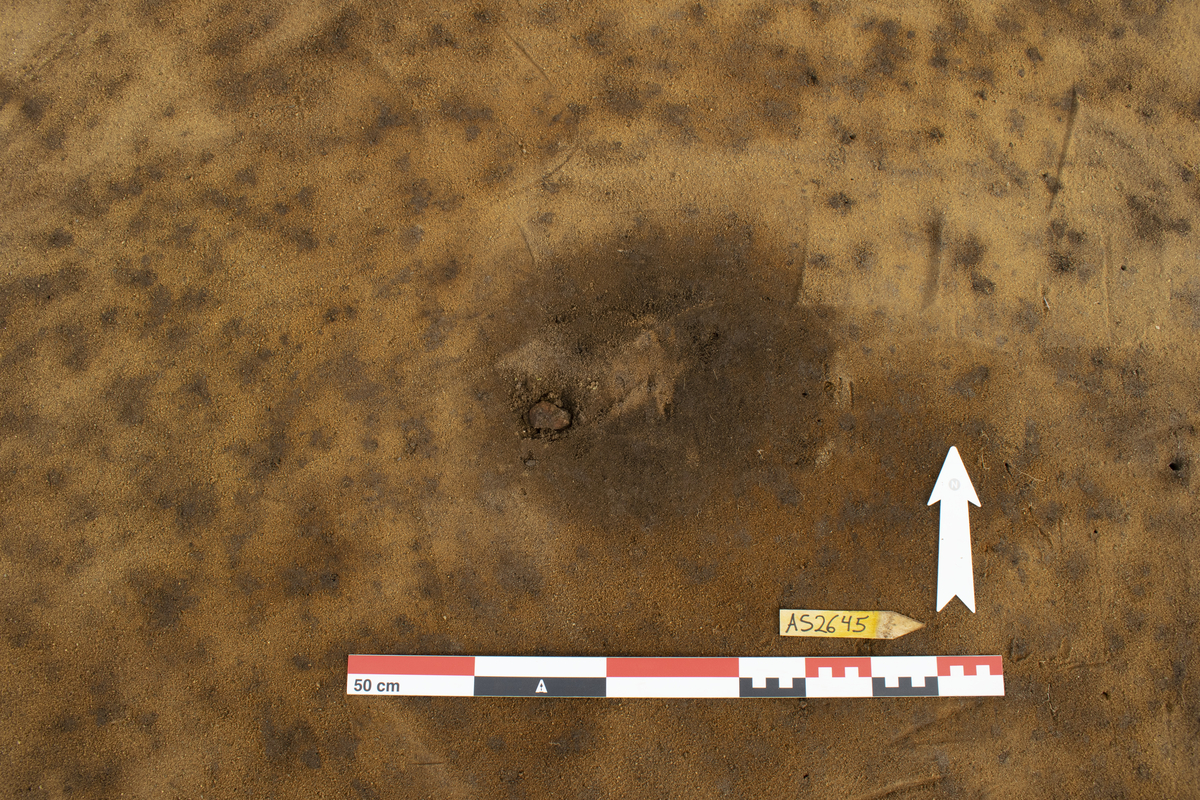 Stolpehull AS2645 i plan.