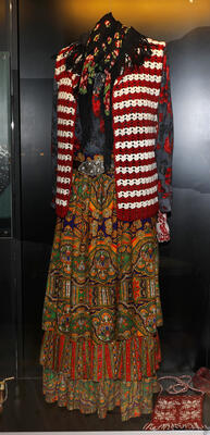 Woman's clothing from the exhibition.