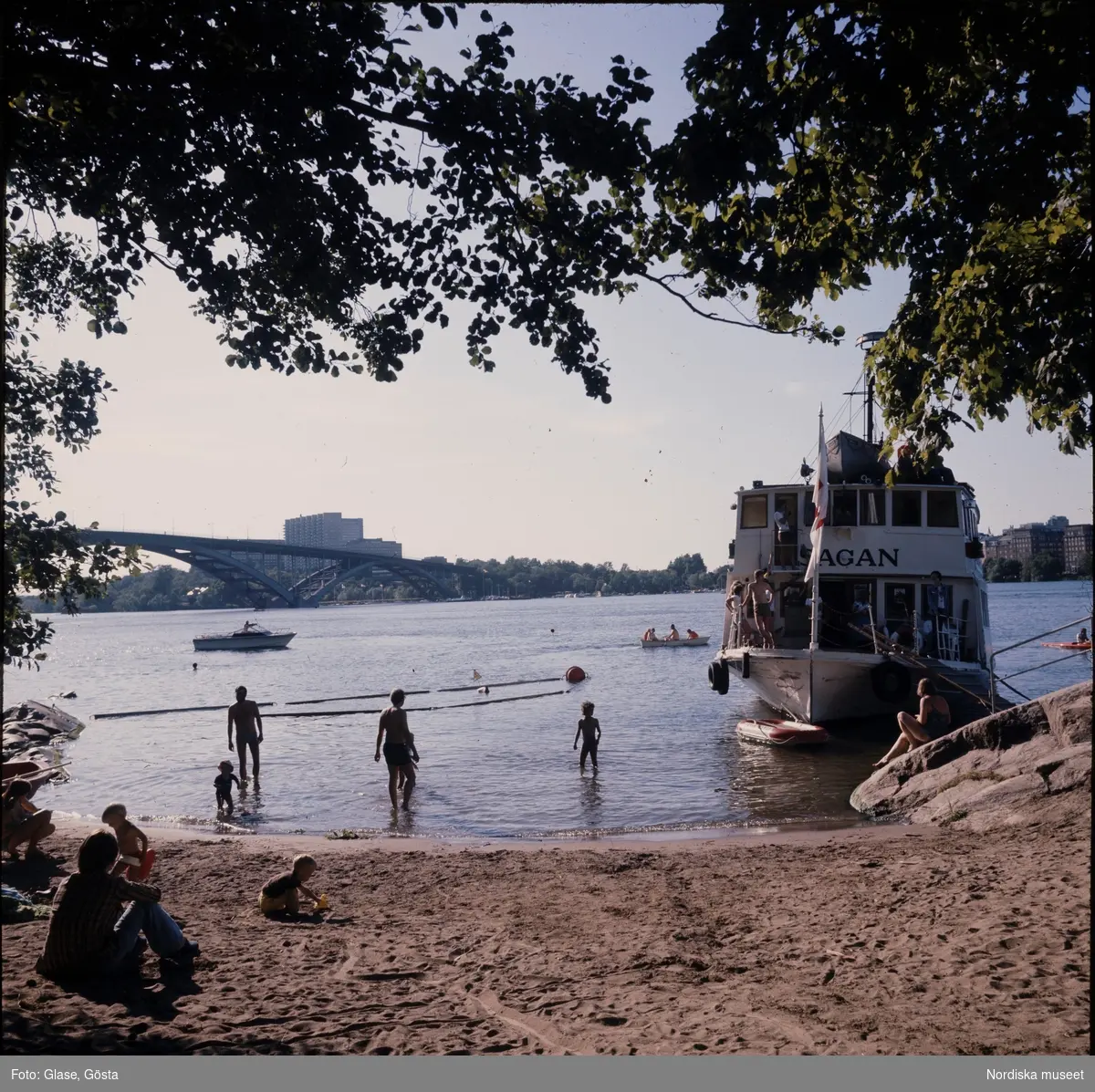 Mälaren, bad vid Hässelby