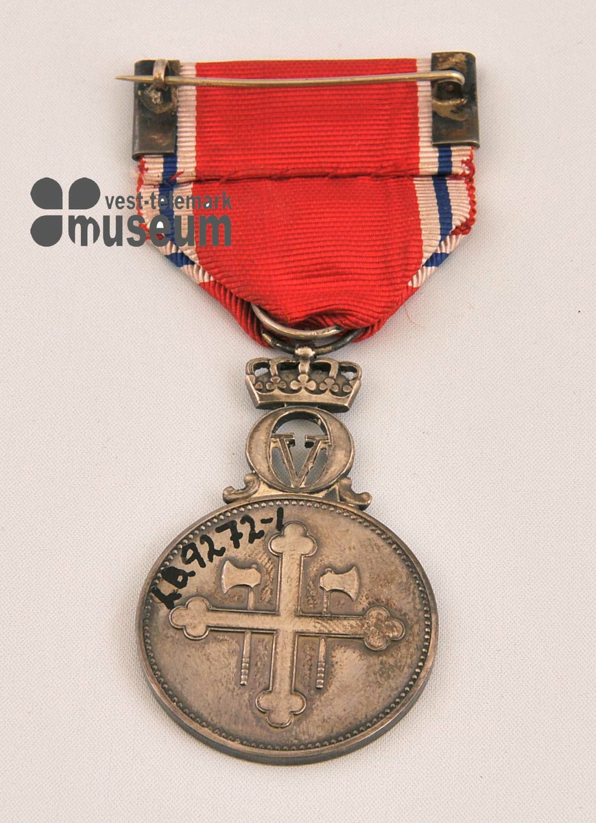 St.Olavsmedalje i etui. 