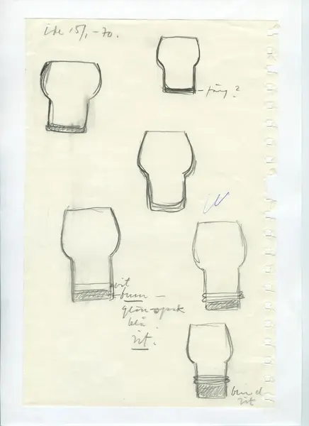 Glas och porslin [skiss]