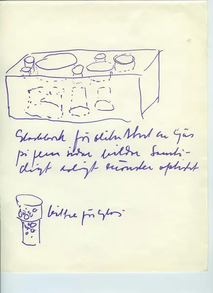 Glas och porslin [skiss]