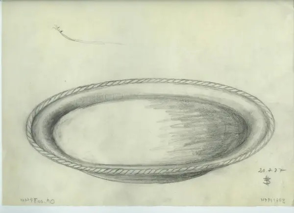 Glas och porslin [skiss]