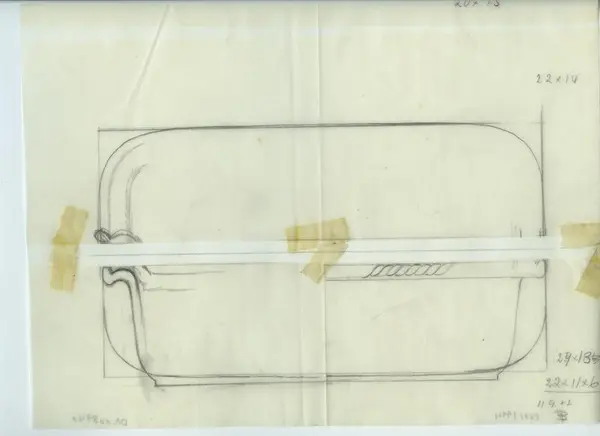 Glas och porslin [skiss]