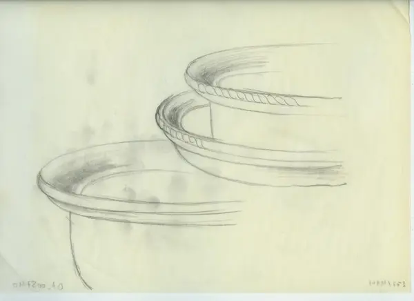 Glas och porslin [skiss]