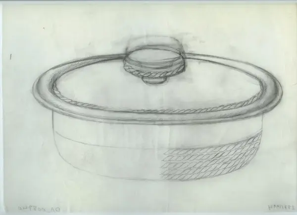 Glas och porslin [skiss]