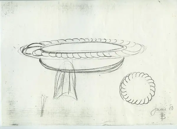 Glas och porslin [skiss]