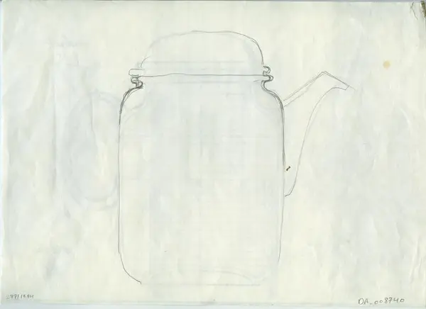 Glas och porslin [skiss]