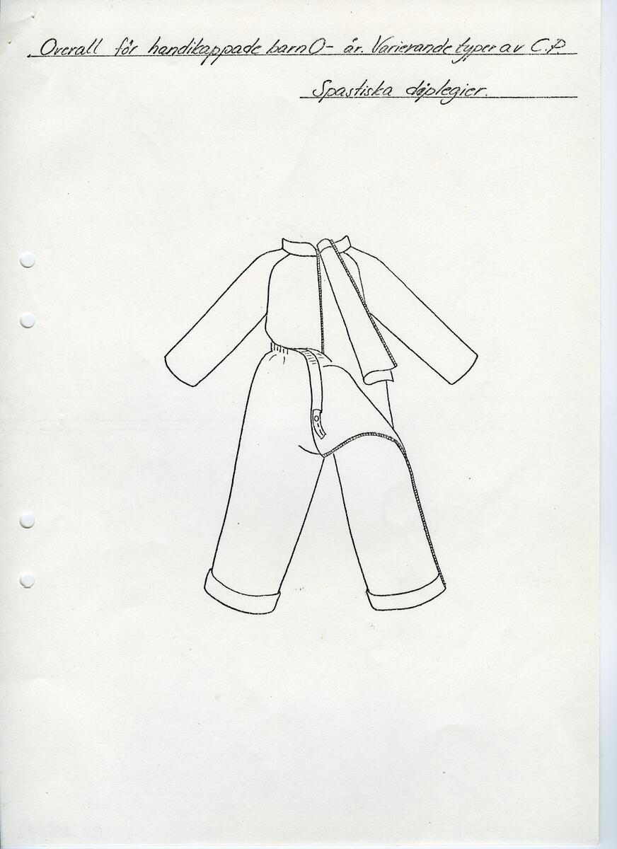 Skisser till olika herr, dam, barn och babykläder. Postorderkatalog, JACIE, Sommaren 1988 dam och barnkläder.