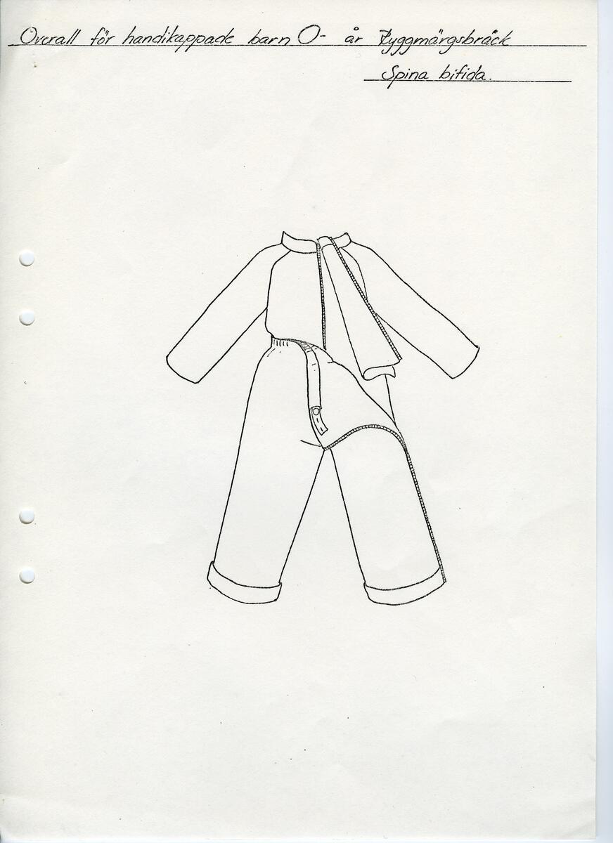 Skisser till olika herr, dam, barn och babykläder. Postorderkatalog, JACIE, Sommaren 1988 dam och barnkläder.