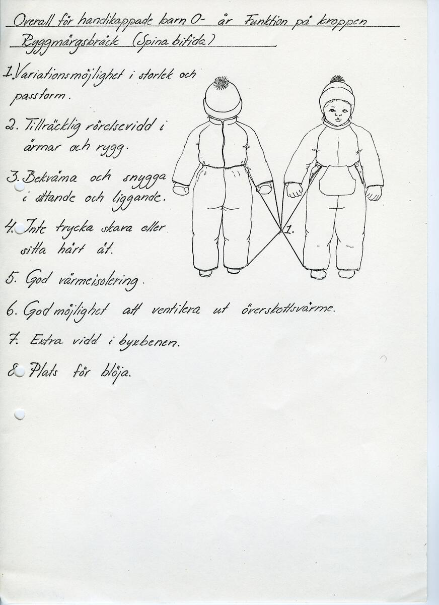 Skisser till olika herr, dam, barn och babykläder. Postorderkatalog, JACIE, Sommaren 1988 dam och barnkläder.