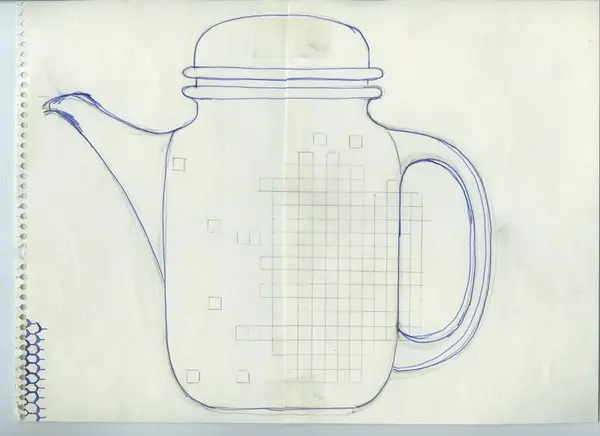 Glas och porslin [skiss]