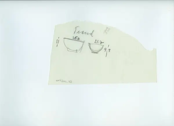 Glas och porslin [skiss]