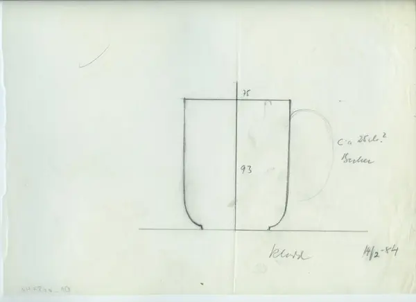Glas och porslin [skiss]