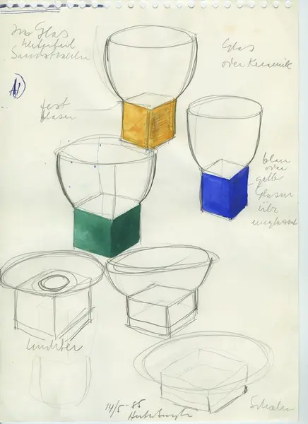 Glas och porslin [skiss]