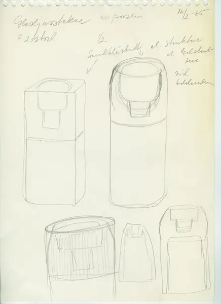 Glas och porslin [skiss]