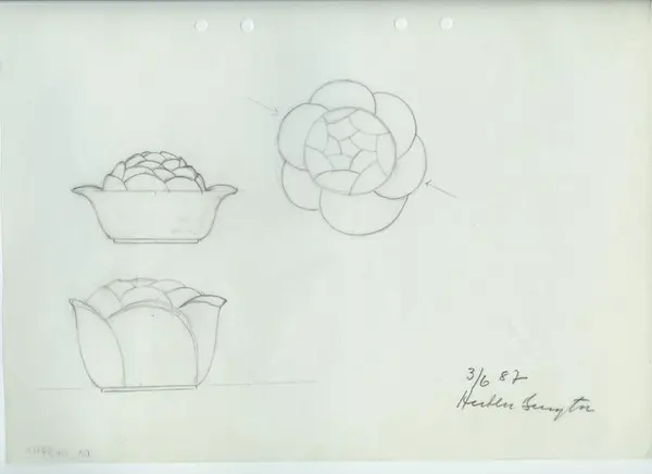 Glas och porslin [skiss]