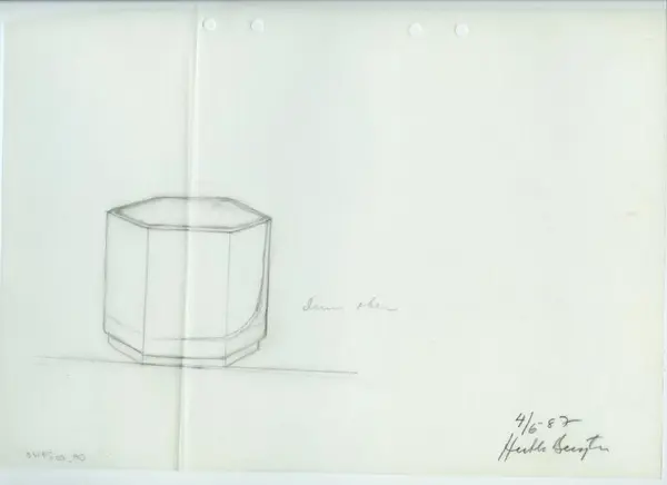 Glas och porslin [skiss]