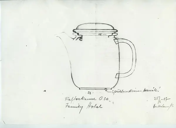 Glas och porslin [skiss]