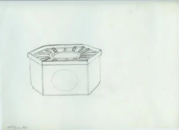 Glas och porslin [skiss]